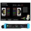 Noyafa NF-IPC716ADHS 7'' Ekranlı IPC-ONVIF-AHD-CVI-TVI-HDMI-Analog Girişli Cctv Kamera Test Cihazı