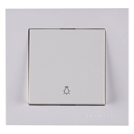 Arvia Electric Karen Beyaz Light Anahtarı Mdl+Kpk