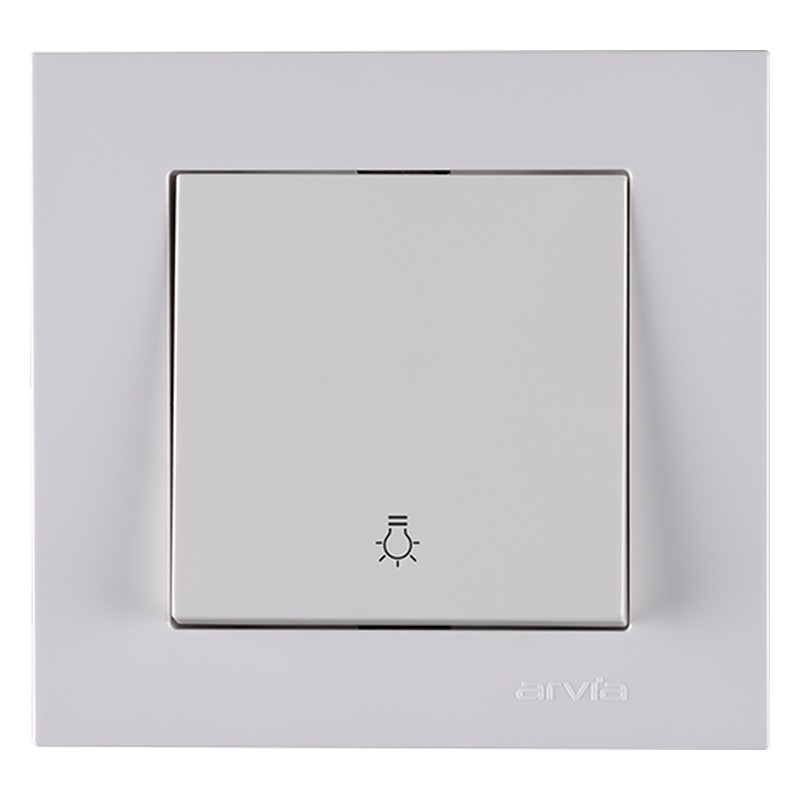 Arvia Electric Karen Beyaz Light Anahtarı Mdl+Kpk
