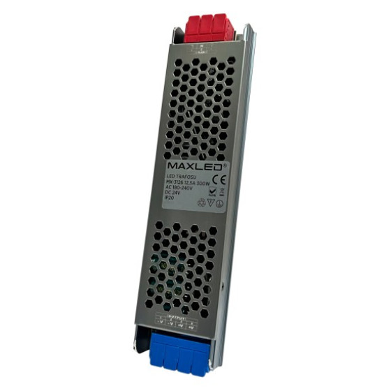 Maxled MX-3126 24V Slim Kasa Trafo 12.5A 300W