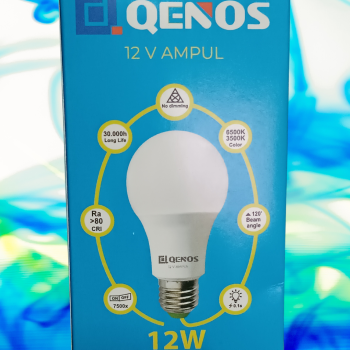 QENOS 12W Titreşim Algılamalı Radar Ampul