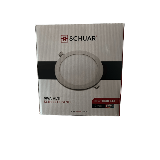 SCHUAR SC-1518-B 18W 6500K SLIM PANEL ARMATÜR