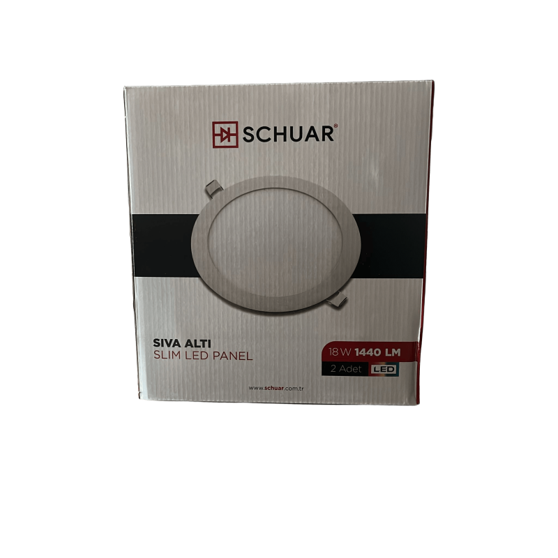 SCHUAR SC-1518-B 18W 6500K SLIM PANEL ARMATÜR 