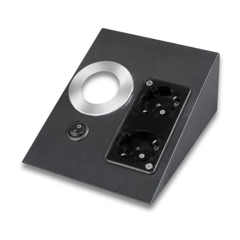 Cata CT-5110 tezgah altı çift prizli günışığı LED aydınlatması