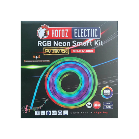 Horoz Capital-5 5Metre RGB Neon Led 