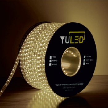 1mt Kesimli Silikonlu Dış Mekan 220V Şerit Led (Gün Işığı)