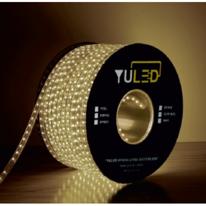 1mt Kesimli Silikonlu Dış Mekan 220V Şerit Led (Gün Işığı)