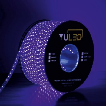 1mt Kesimli Silikonlu Dış Mekan 220V Şerit Led (Mavi)