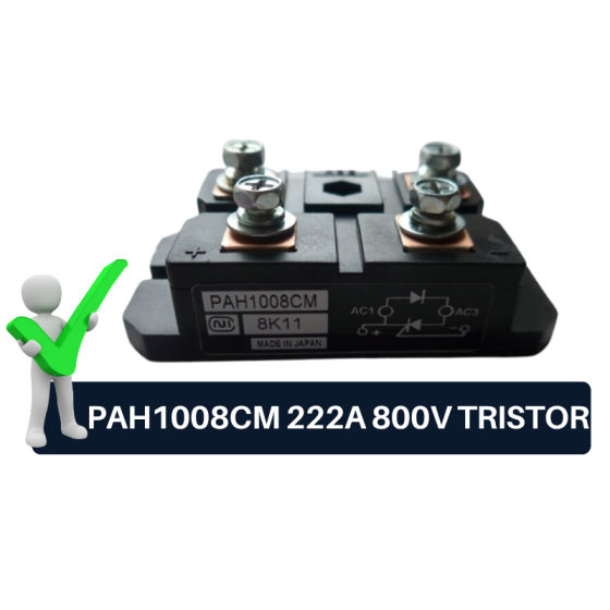 PAH1008CM, 222A, 800V Tristör Modül