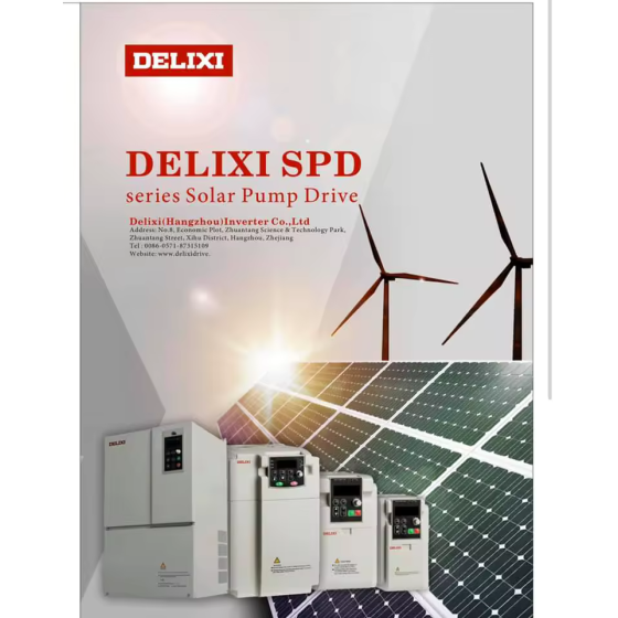 Delixi 10 HP 7.5 KW 380V Solar Pompa Sürücü CDI-SPDG7R5T4