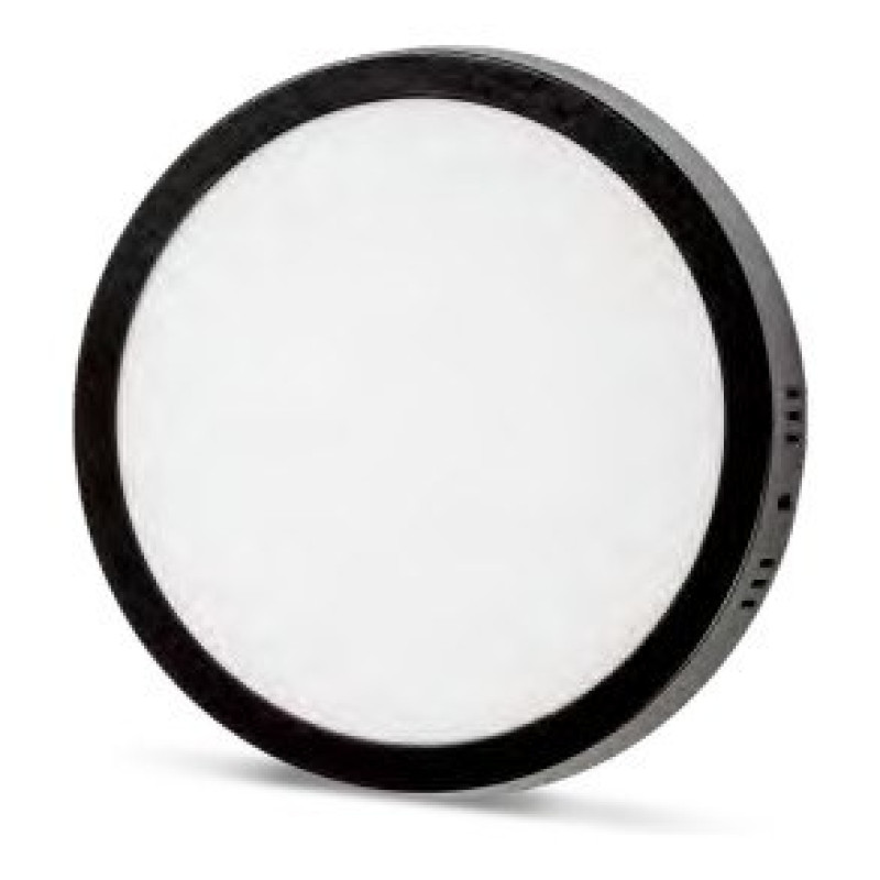 NOAS YL14-0181-S LUMA 18W 1800lm Sıva Üstü Yuvarlak LED Panel Siyah Kasa