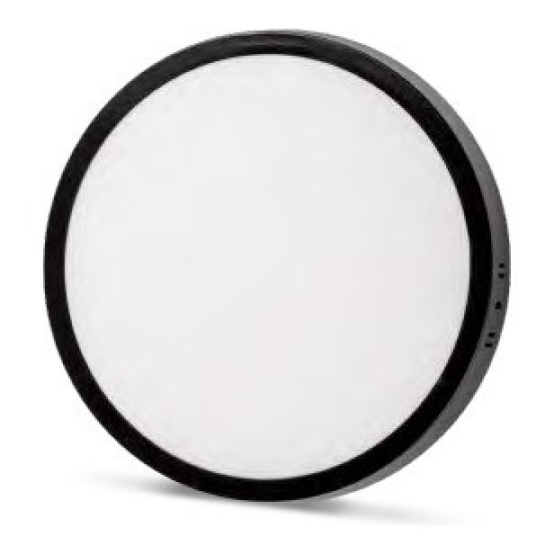 NOAS YL14-0241-S LUMA 24W 2400lm Sıva Üstü Yuvarlak LED Panel Siyah Kasa