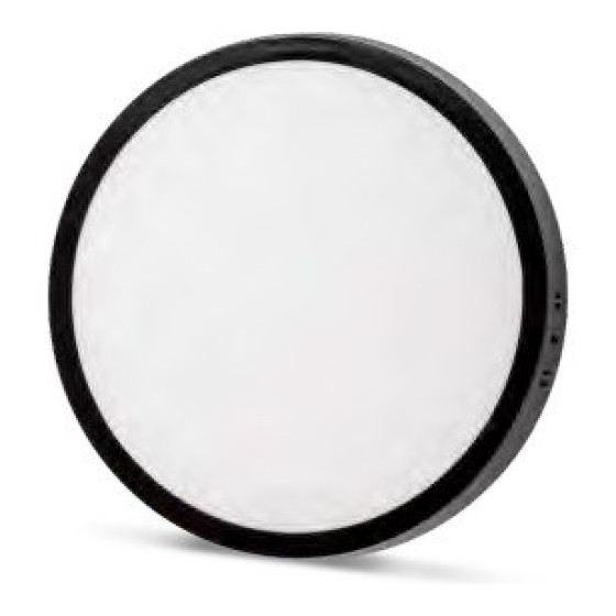 NOAS YL14-2410-S 24W 2160lm Sıva Üstü Yuvarlak LED Panel Siyah Kasa