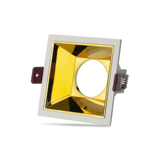 NOAS YL60-3404 ARAS Beyaz-Gold Kare GU10 Dekoratif Spot Kasası