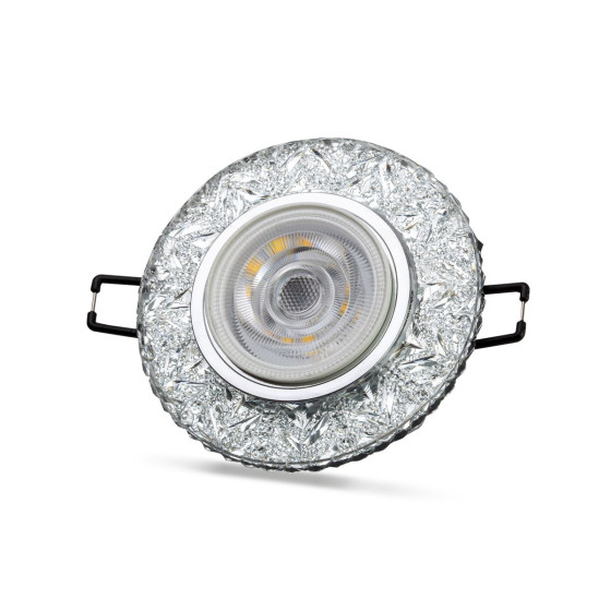NOAS YL65-1677 HEKTOR 3W LED Çerçeveli Kristal Cam Spot