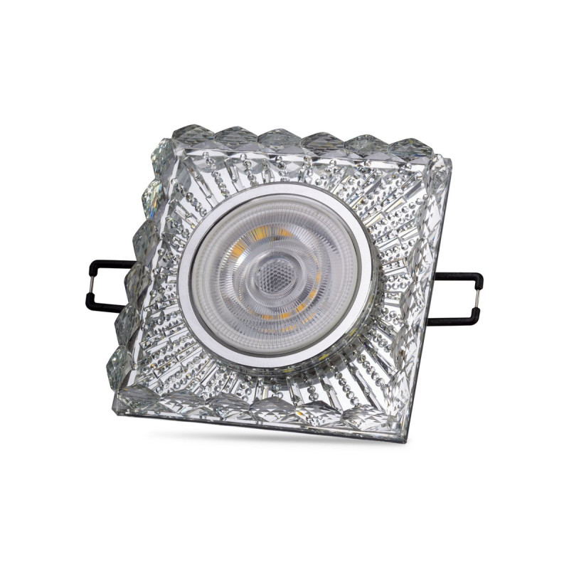 NOAS YL65-1737 SELEN 3W LED Çerçeveli Kare Kristal Cam Spot