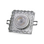 NOAS YL65-1737 SELEN 3W LED Çerçeveli Kare Kristal Cam Spot
