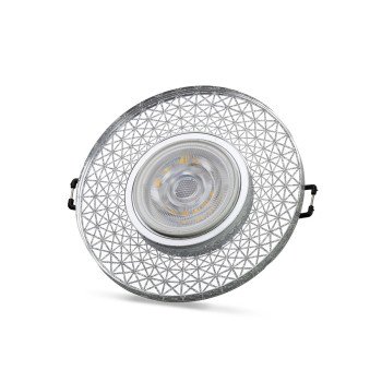 NOAS YL65-1767 İRİS 3W LED Çerçeveli Kristal Cam Spot