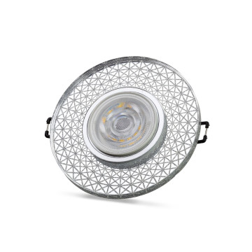 NOAS YL65-1767 İRİS 3W LED Çerçeveli Kristal Cam Spot