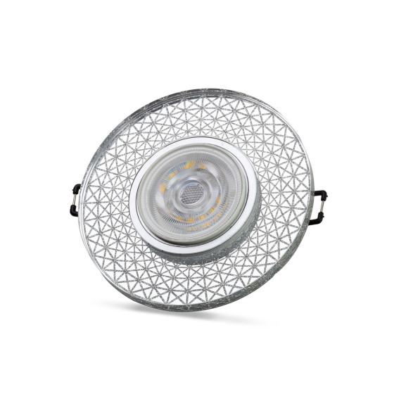 NOAS YL65-1767 İRİS 3W LED Çerçeveli Kristal Cam Spot