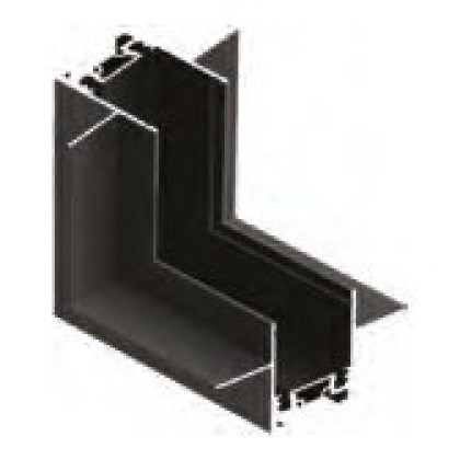 NOAS YL87-9910-U VEKTÖR Slim Magnetik Ray Dikey L Köşe Bağlantı Aparatı (Sıva Altı)