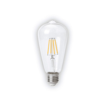 NOAS YL92-0131 ST64 4W E27 Şeffaf Cam Rustik LED Ampul