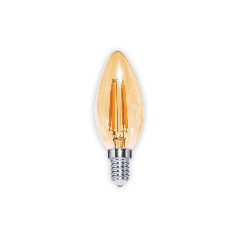 NOAS YL92-1010 C35 4W E14 Amber Cam Rustik LED Ampul