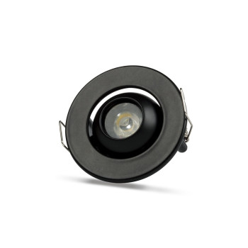 NOAS YL94-0201 MANDA GÖZÜ 1W 90lm Siyah Hareketli Mini LED Spot NOAS YL94-0201 MANDA GÖZÜ 1W 90lm Siyah Hareketli Mini LED Spot