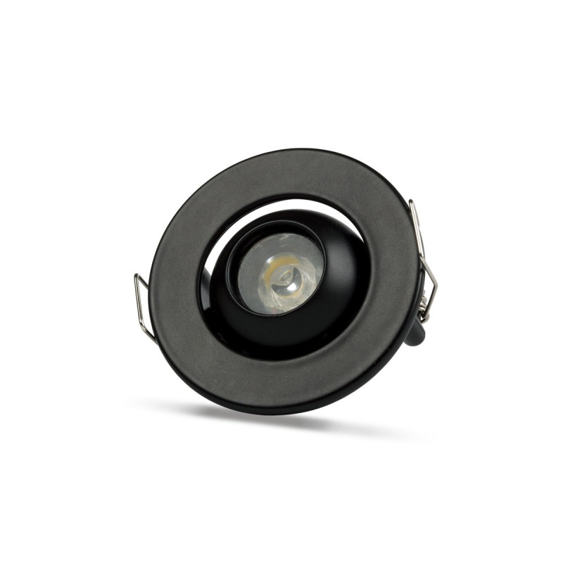 NOAS YL94-0201 MANDA GÖZÜ 1W 90lm Siyah Hareketli Mini LED Spot NOAS YL94-0201 MANDA GÖZÜ 1W 90lm Siyah Hareketli Mini LED Spot