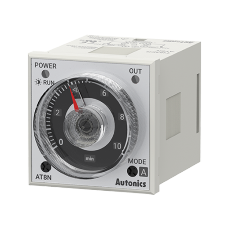 AT8N 100-240VAC 50/60Hz / 24-240VDC Çok İşlevli Analog Zamanlayıcı