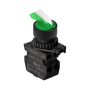 S2SRN-L3AGALM YEŞİL 0-1/KALICI/LEDLİ  Mandal Buton 110-220 VAC