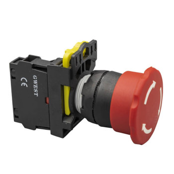 Gwest A5-01ZS Q 40mm Serisi Kalıcı Acil Stop Mantar Buton