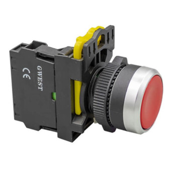 Gwest A5-01 Q 22mm Serisi Kırmızı Stop Yaylı Buton