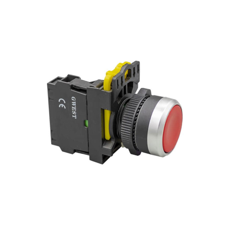 Gwest A5-01 Q 22mm Serisi Kırmızı Stop Yaylı Buton