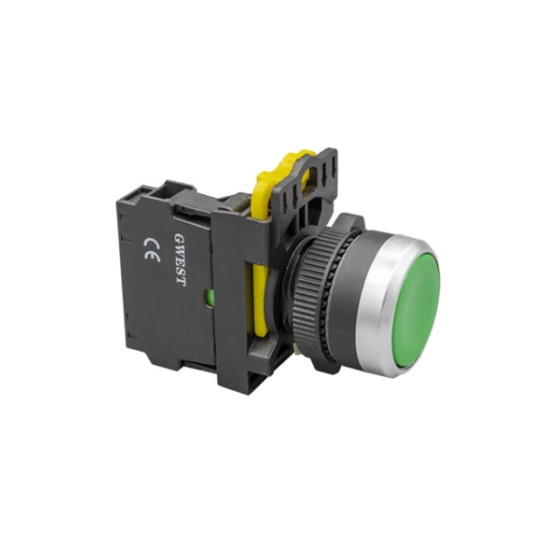Gwest A5-10 Serisi 1NO Q 22mm Serisi Yeşil Yaylı Start Buton
