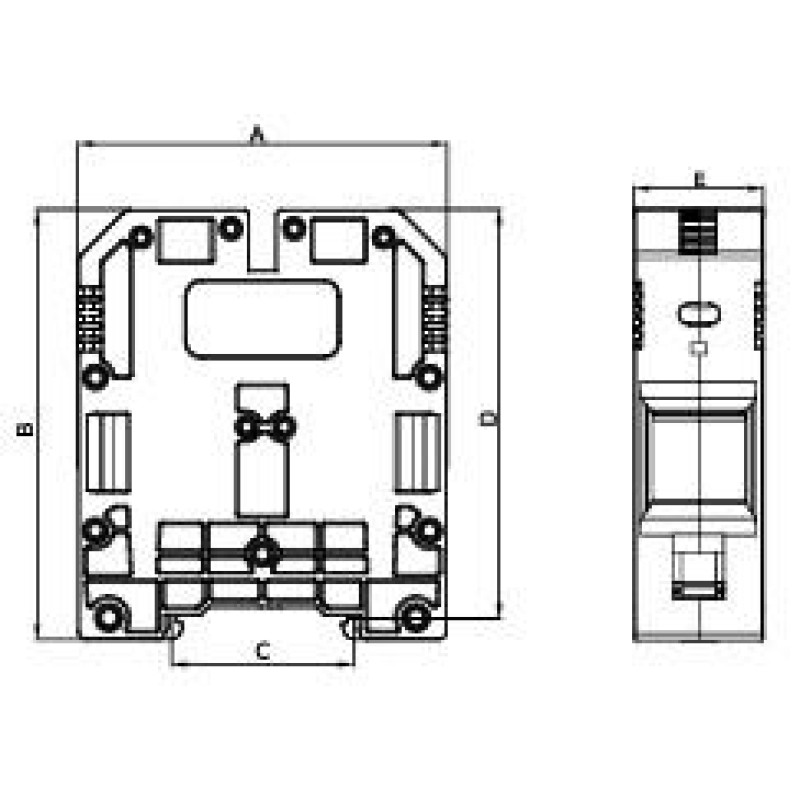 ONKA 120mm2 MRK SERİSİ VİDALI RAY KLEMENS 
