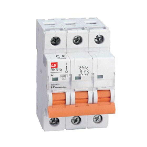 BKN-b 3P Serisi 3x1A C Tip Otomatik Sigorta,10kA,240-415VAC 