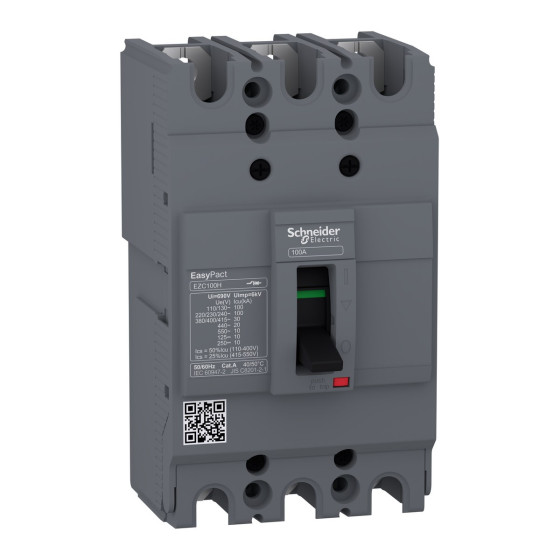 Schneider EZC100H3100 EasyPact 100 3x100A 30kA Kompakt Şalter