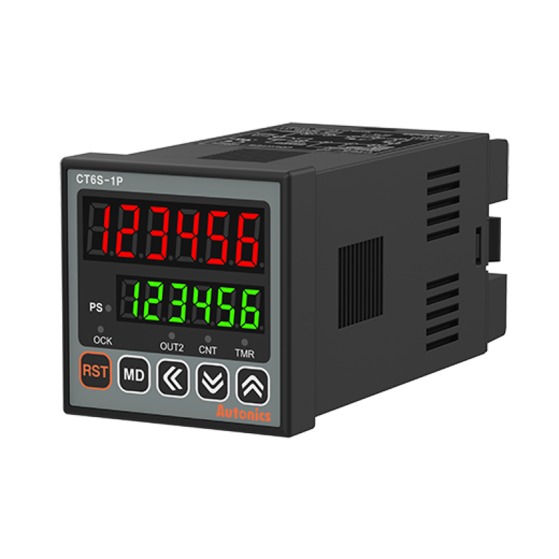 CT6S-1P4 48X48mm 100-240VAC Dokunmatik Tuşlu Sayıcı-Zamanlayıcı