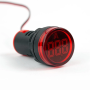 EW16-22LA-K Q22MM LEDLİ 100A AMPERMETRE KIRMIZI