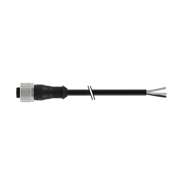 MUJIE MHC-M12-4P-2M M12 4 Pin düz Sensör Konnektörü 2 metre