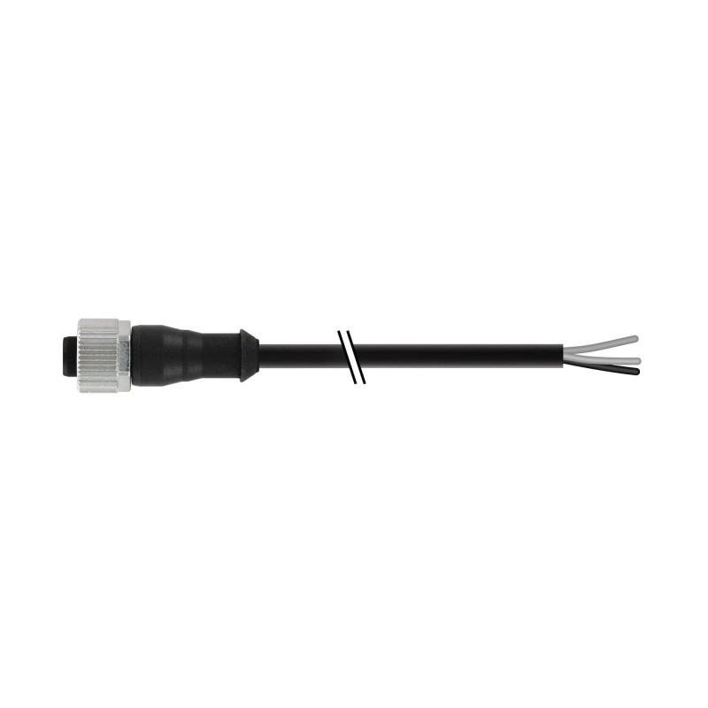 MUJIE MHC-M12-4P-2M M12 4 Pin düz Sensör Konnektörü 2 metre