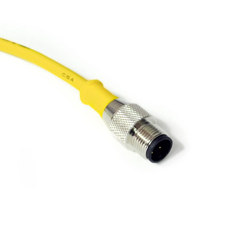 MUJIE MHC-M12-4P-5M M12 4 Pin düz Sensör Konnektörü 5 metre
