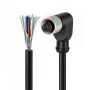 MUJIE MHCL-M12-4P-2M M12 4 Pin 90° açılı Sensör Konnektörü 2 metre